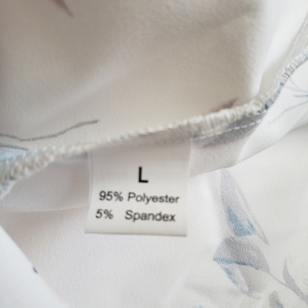 Woman's Floral Sleeveless Blouse - Size L - Picture 7 of 7